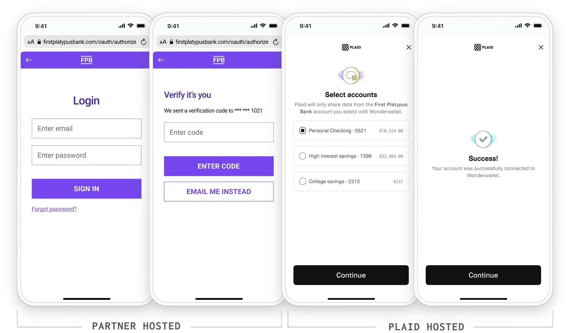 Account Selection Example