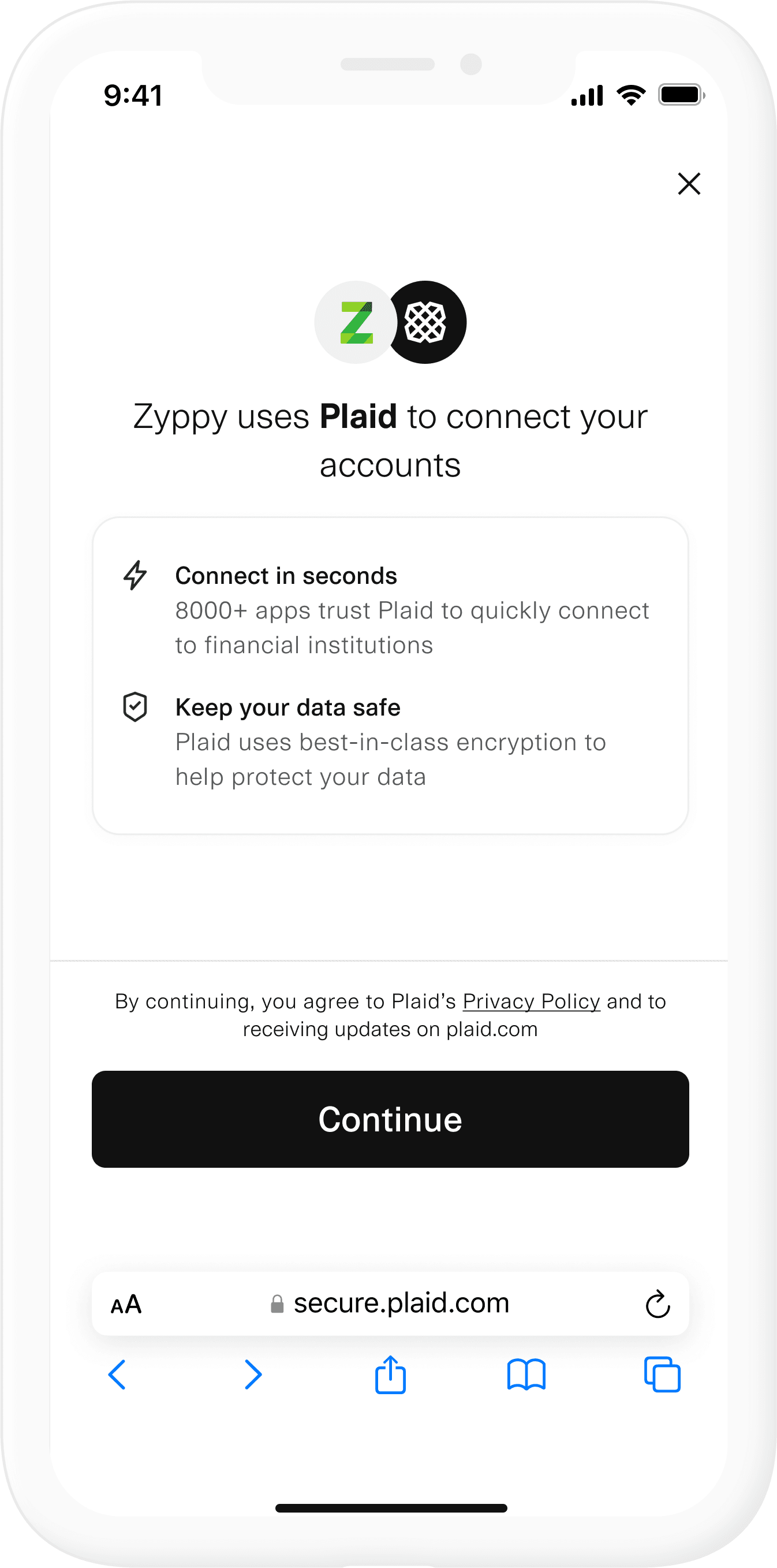 ...and can click a link in the email to go directly to Link.