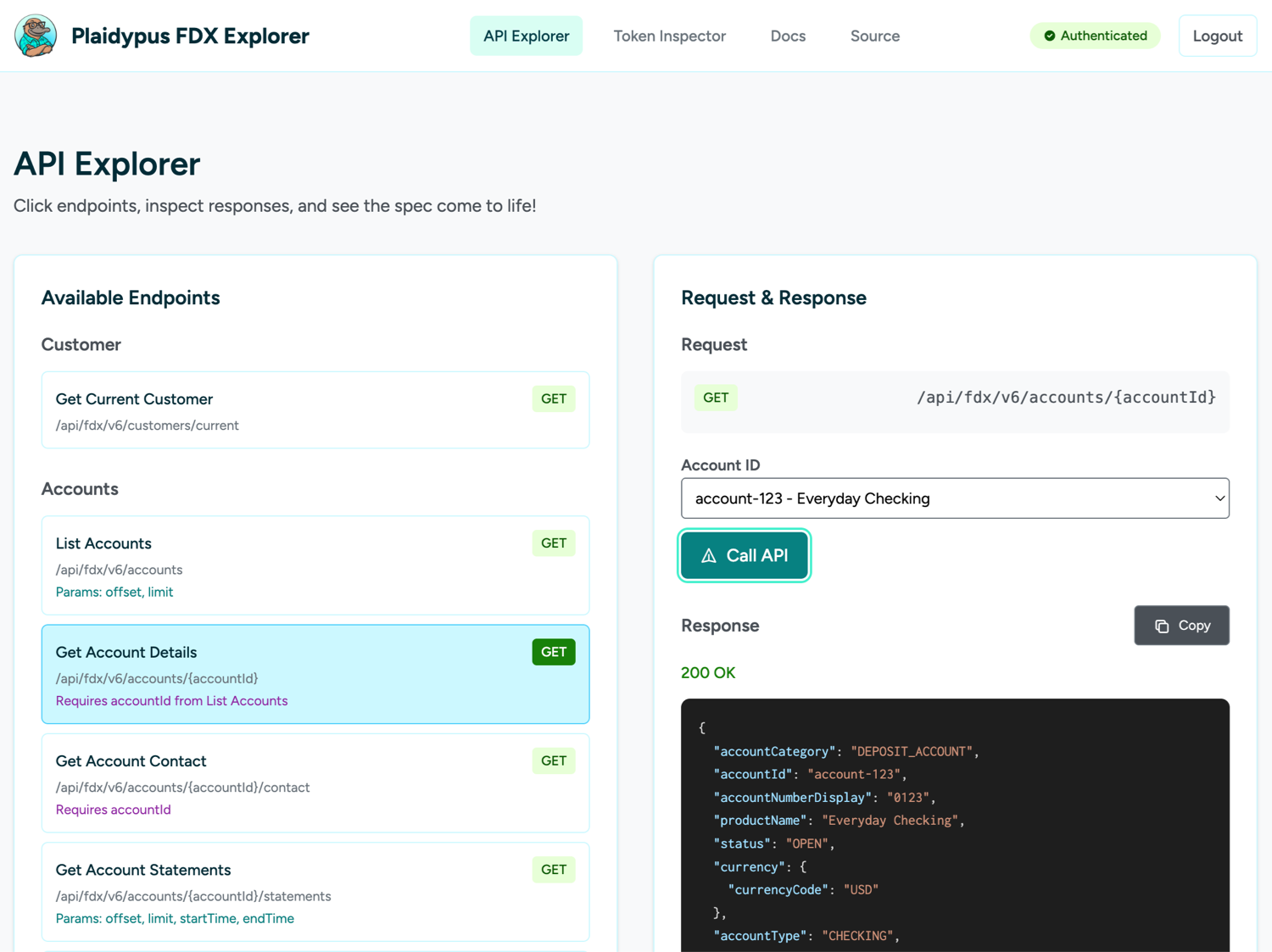 Plaidypus API Explorer