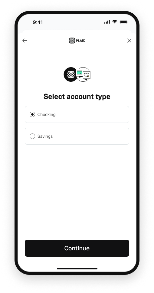 ...and the account type.