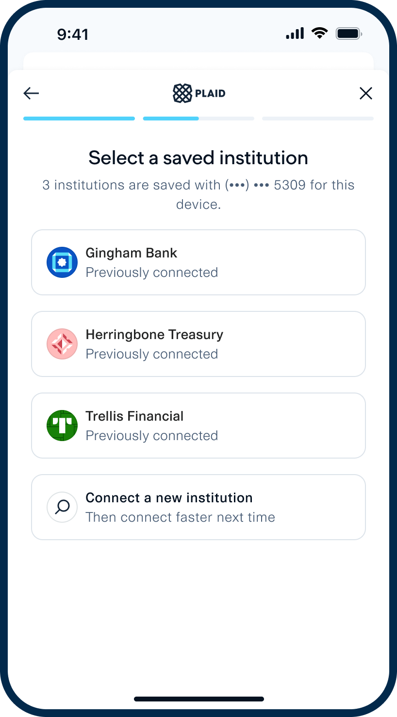 ...select a new institution...