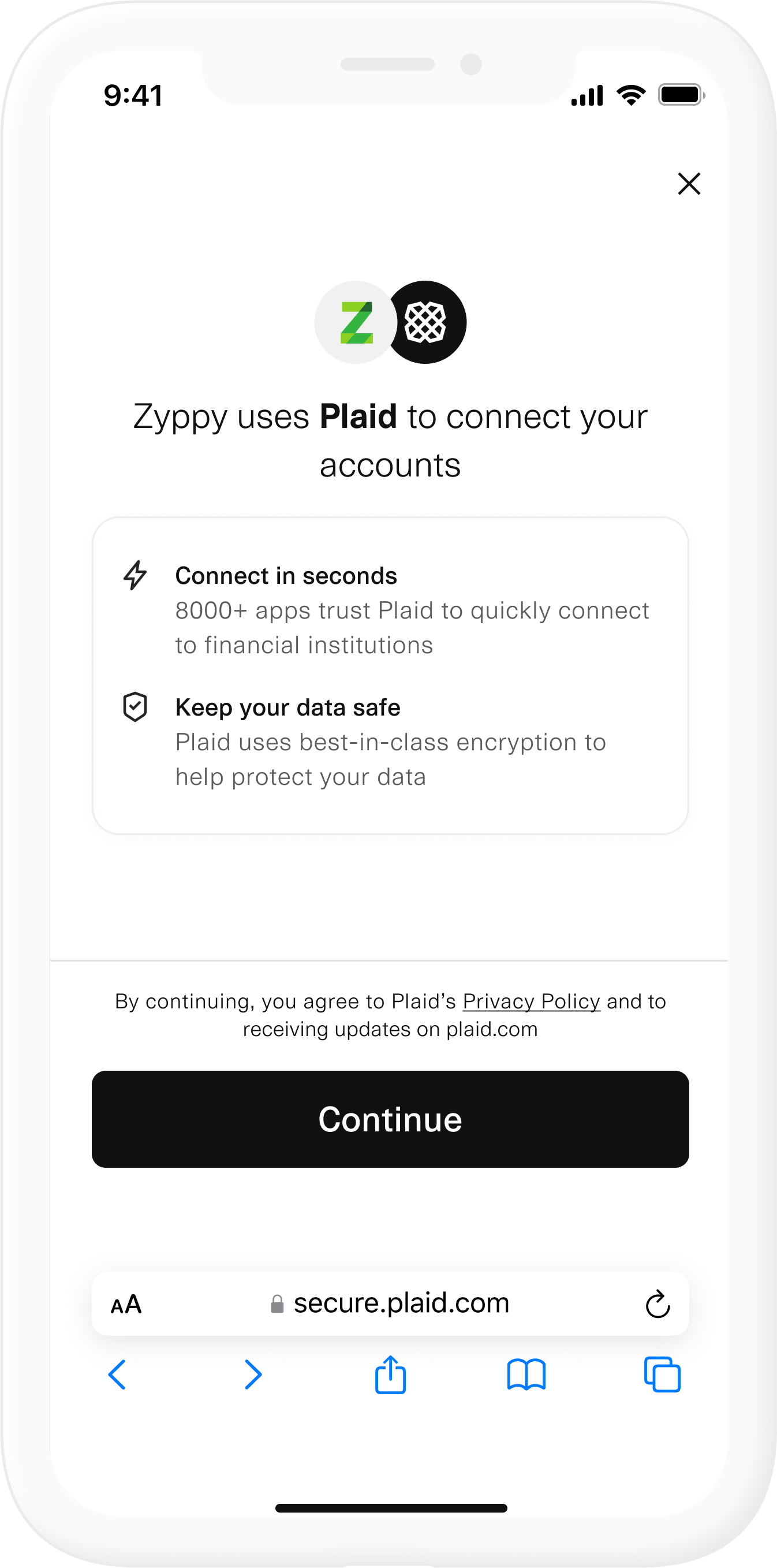 ...and can click a link in the email to go directly to Link.