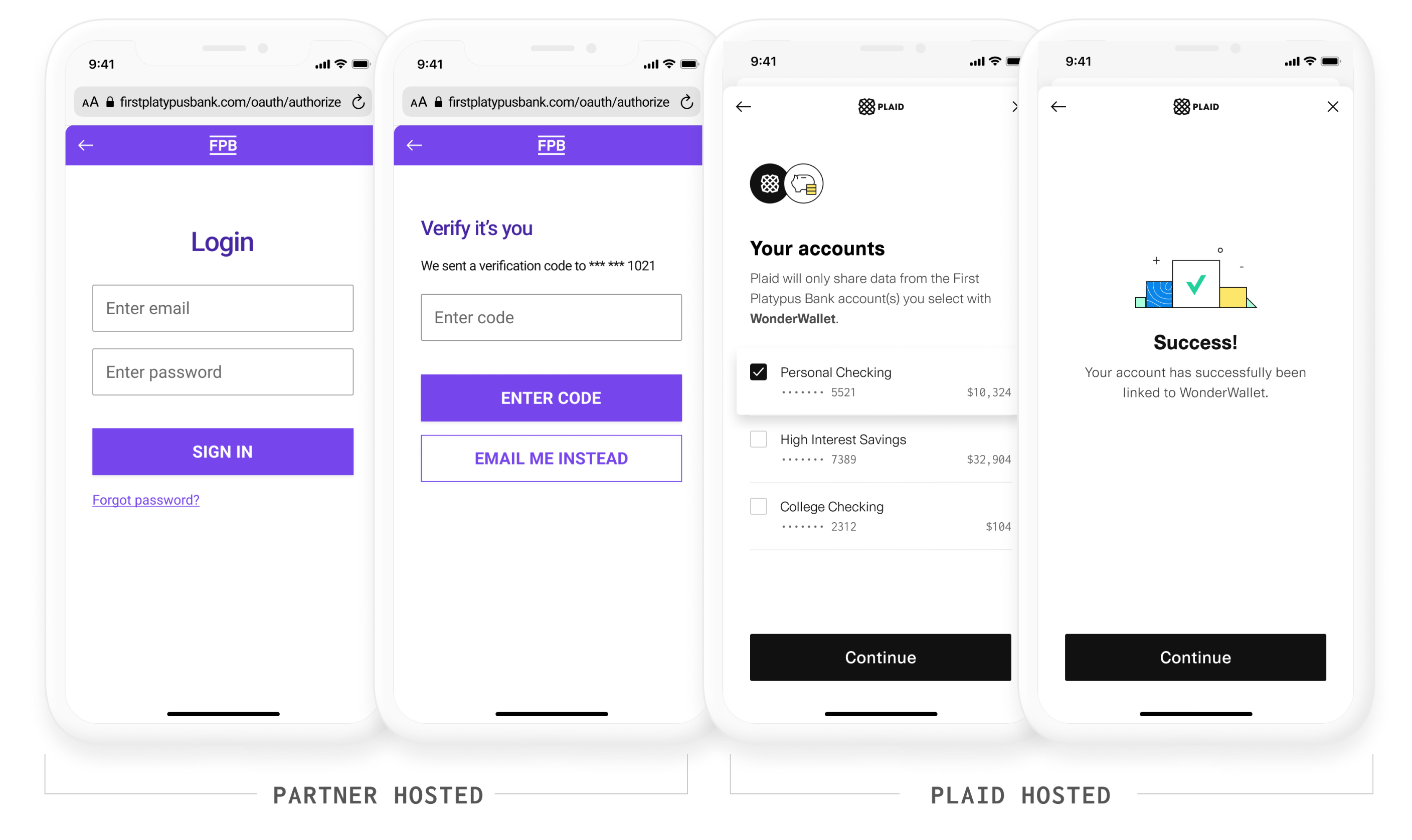 Account Selection Example